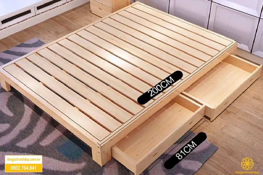 Hình ảnh giường pallet đa năng hiện đại