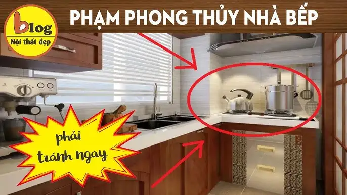 Hình ảnh bếp phong thủy