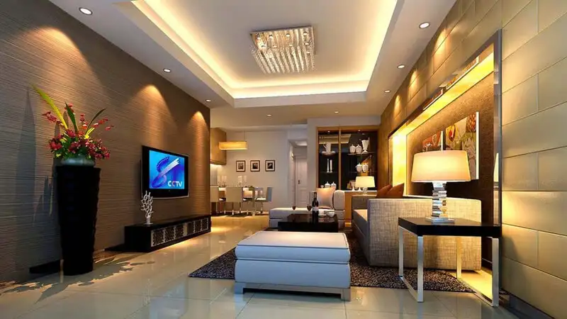 Bố trí đèn spotlight toàn nhà