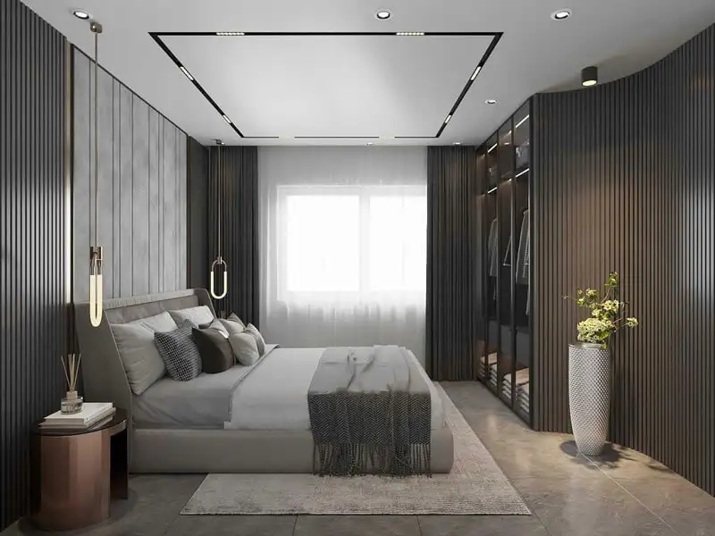 Cách bố trí đèn LED phòng ngủ