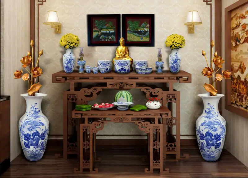 Văn khấn bàn thờ Phật tại nhà