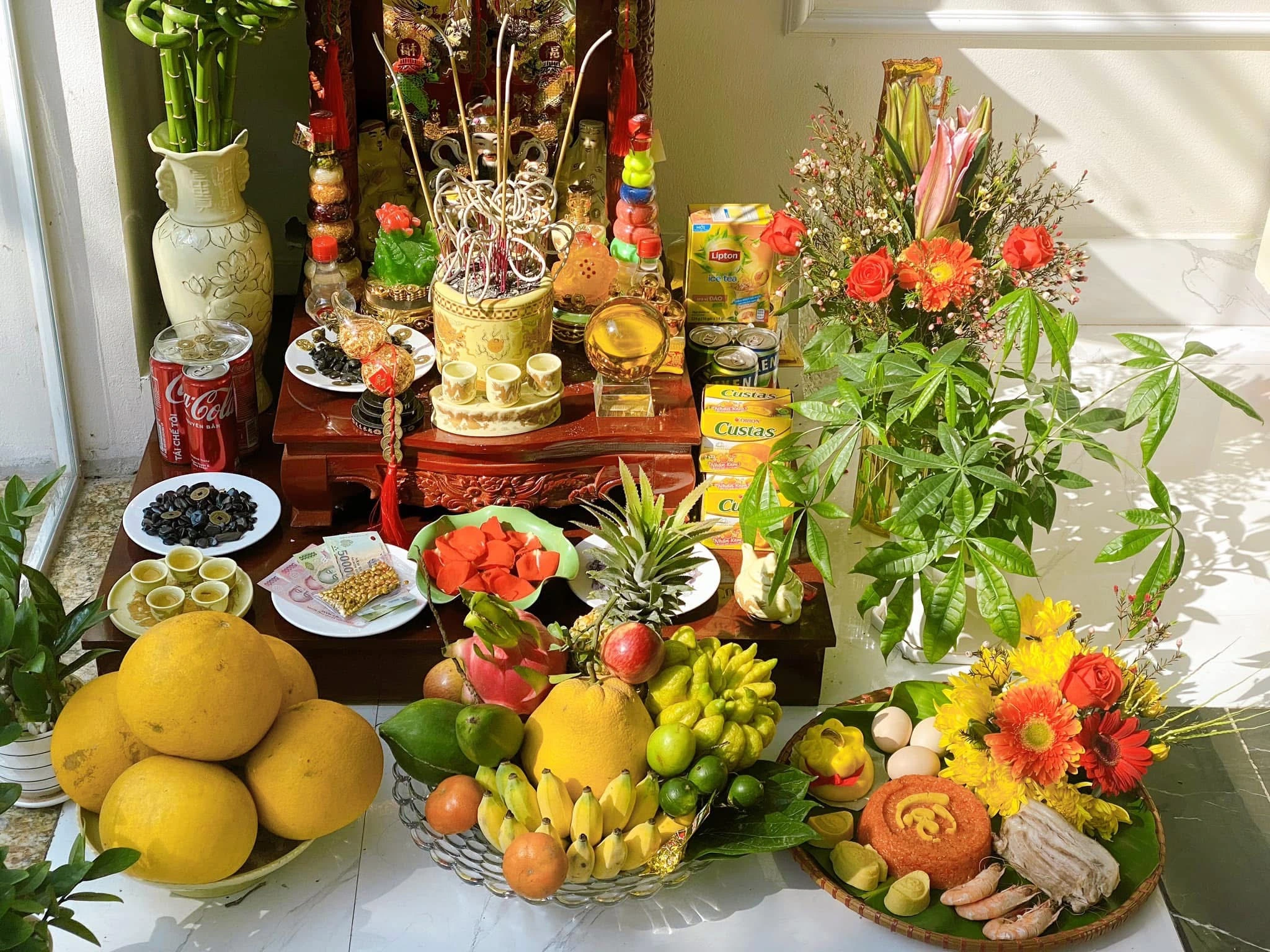 Lễ vật cúng Thần Tài Thổ Địa gồm những gì?