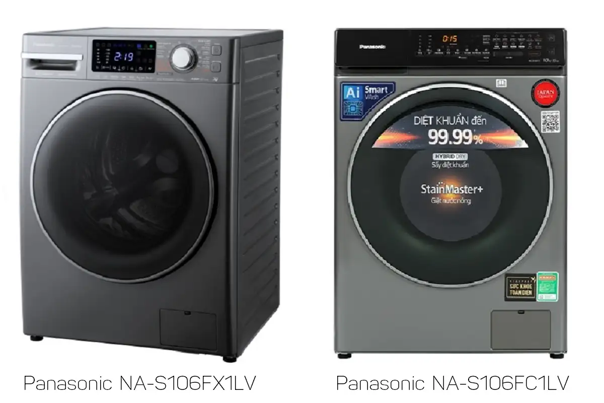 Máy sấy quần áo Panasonic NA-S106: Sấy nhanh, tiết kiệm điện