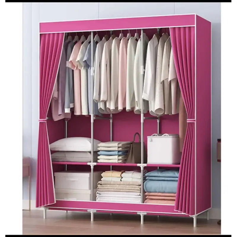 Tủ vải 3 buồng khung sắt gọn nhẹ, dễ lắp đặt