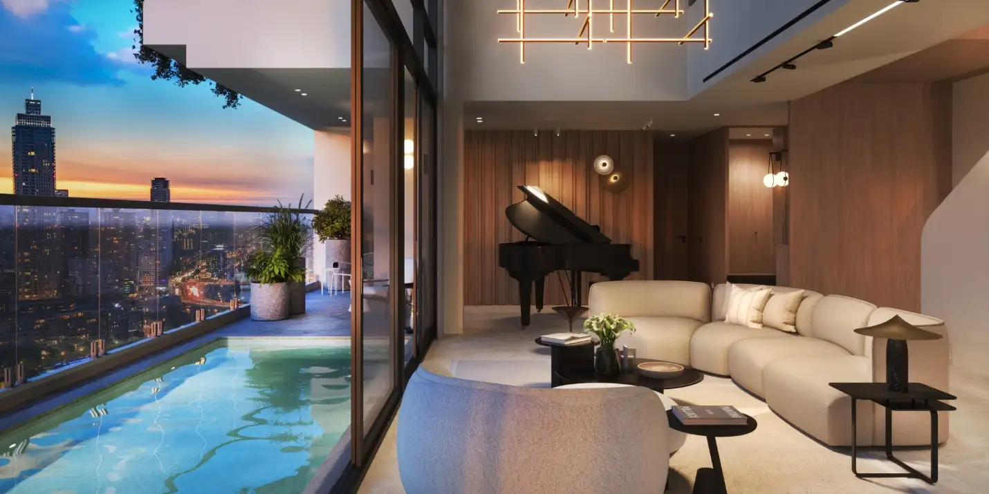 Những căn hộ penthouse sử dụng vật liệu cao cấp, bền vững