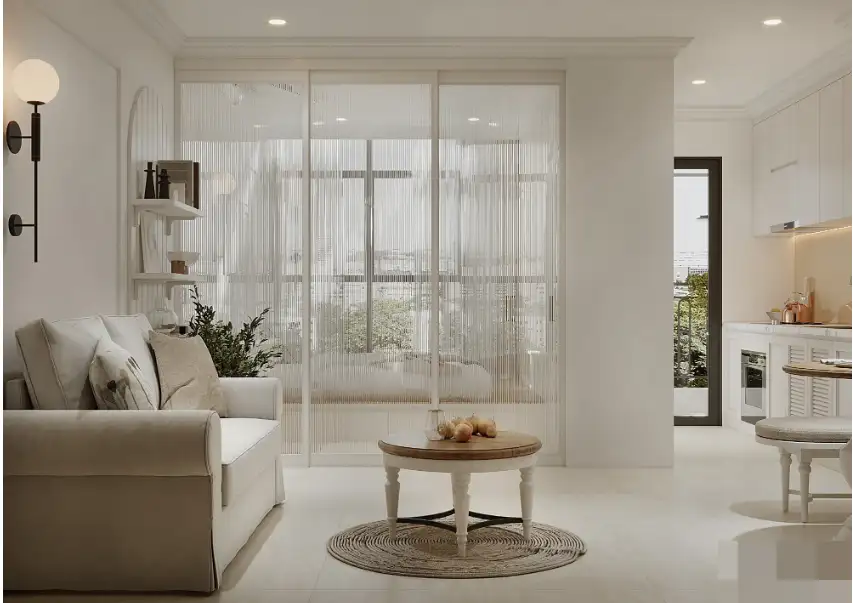 Các cửa trượt có thể được sử dụng để tạo ra một phòng ngủ riêng tư