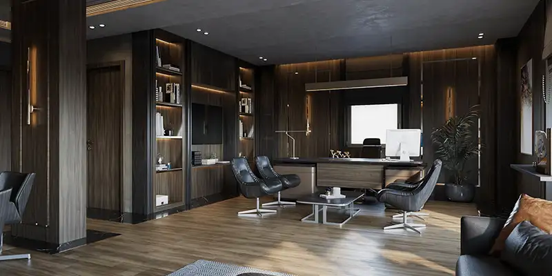 Phong cách Luxury với các vật liệu cao cấp như đá cẩm thạch