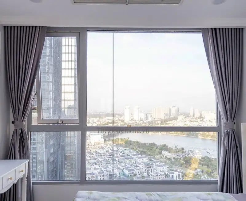Tổng hợp 5 loại rèm cửa sổ chung cư 3 phòng ngủ sang trọng