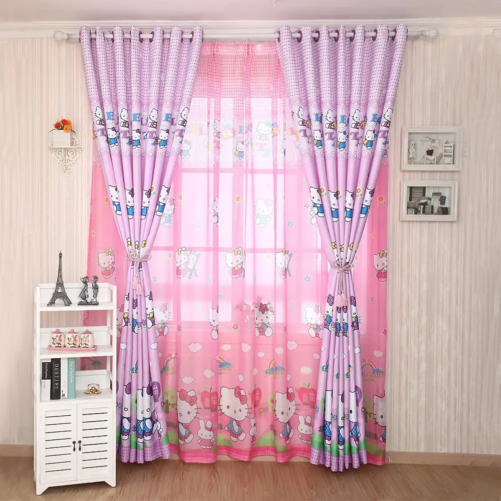 Rèm hai lớp voan và vải cản sáng tạo sự bay bổng