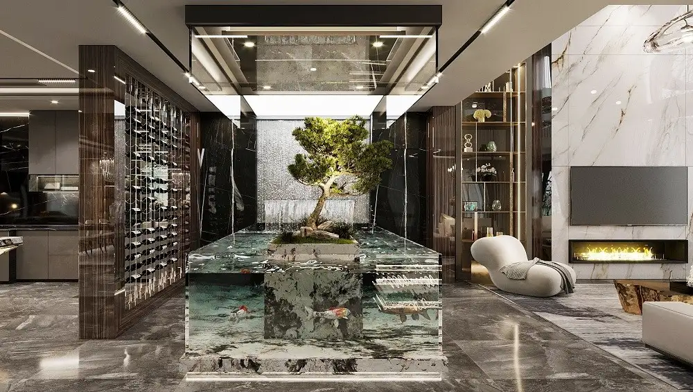 Phong cách Luxury mang đến không gian lộng lẫy, thời thượng
