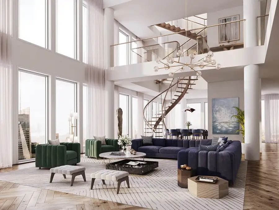 Top 7 mẫu thiết kế nội thất chung cư Penthouse đẹp và sang trọng