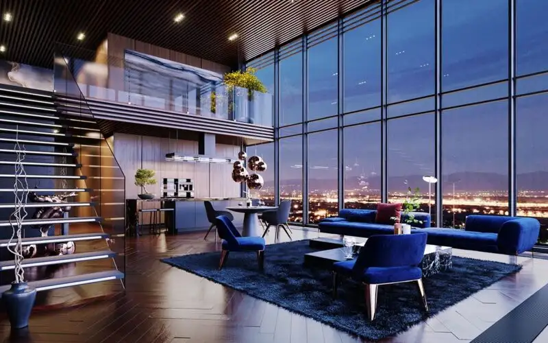 Ánh sáng và màu sắc là yếu tố then chốt trong thiết kế nội thất penthouse