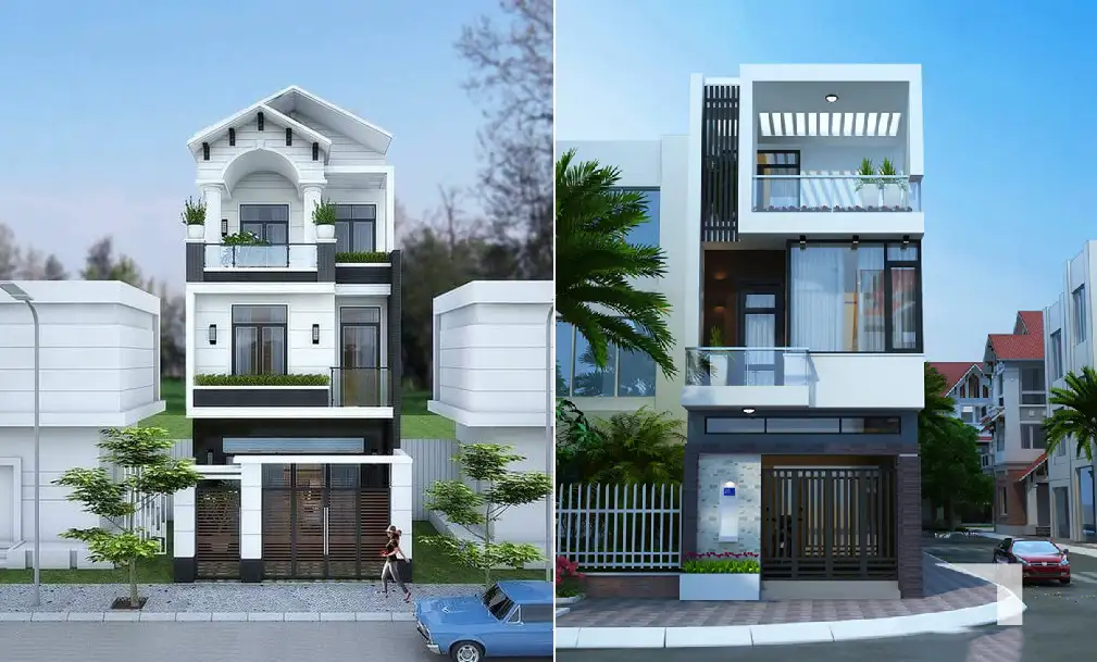 thiết kế nhà đẹp nhấn mạnh vào sự tiện nghi