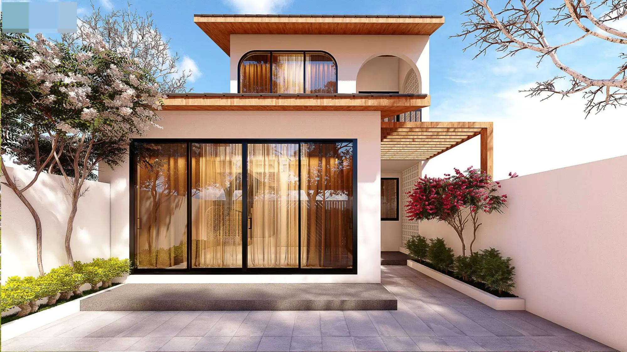 Mẫu thiết kế nhà đẹp 2025 mang lại cảm giác thoải mái, thư giãn sau giờ làm